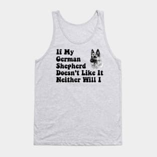 Funny German Shepherd Lover Saying Tank Top